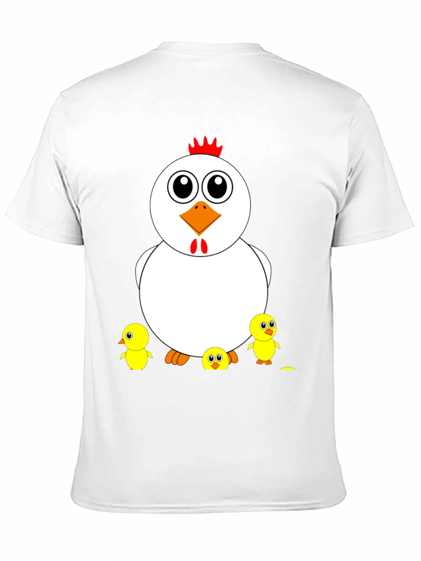 Funny Chicken & Chicks Graphic T-Shirt