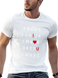I Heart U Alphabet T-Shirt