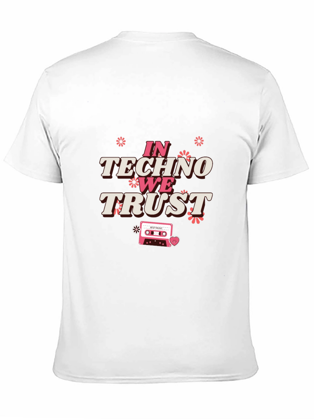 In Techno We Trust Graphic Tee - Black