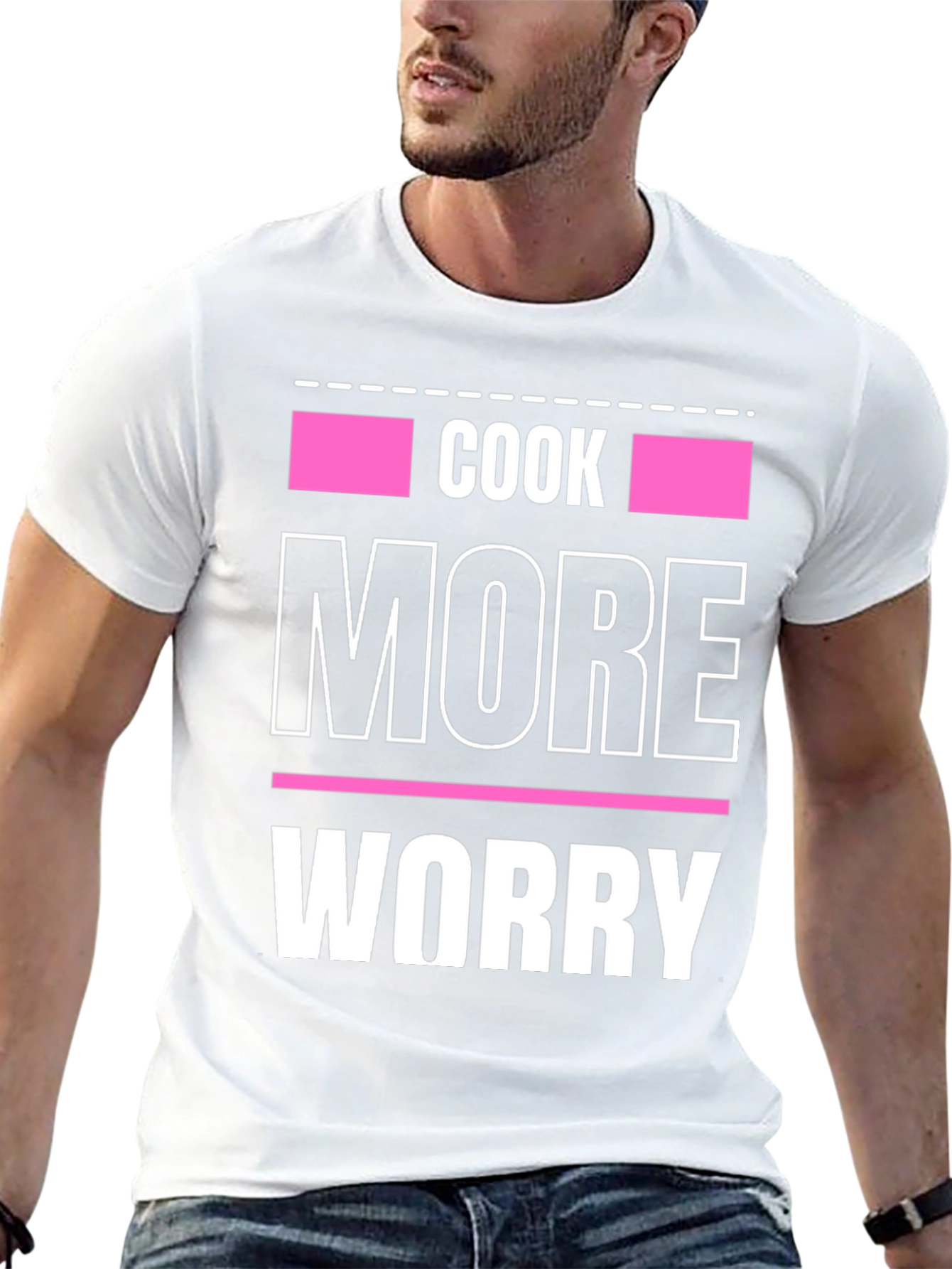 Cook More Worry Less Graphic Tee