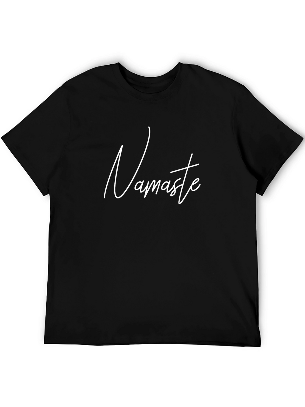 Namaste T-Shirt - Relaxed Fit Black Tee