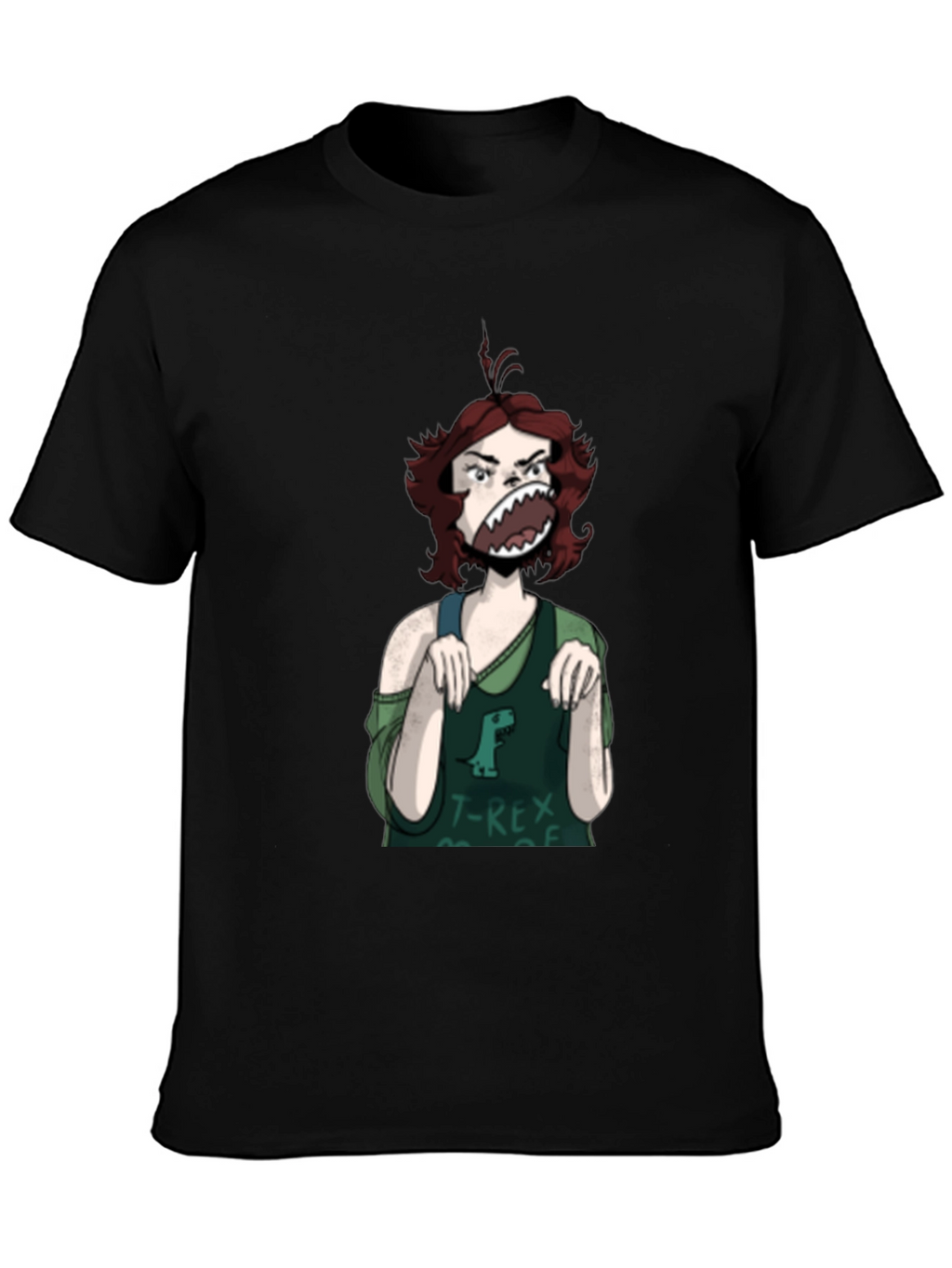 T-Rex Girl Graphic T-Shirt - Unique Funny Tee