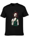 T-Rex Girl Graphic T-Shirt - Unique Funny Tee