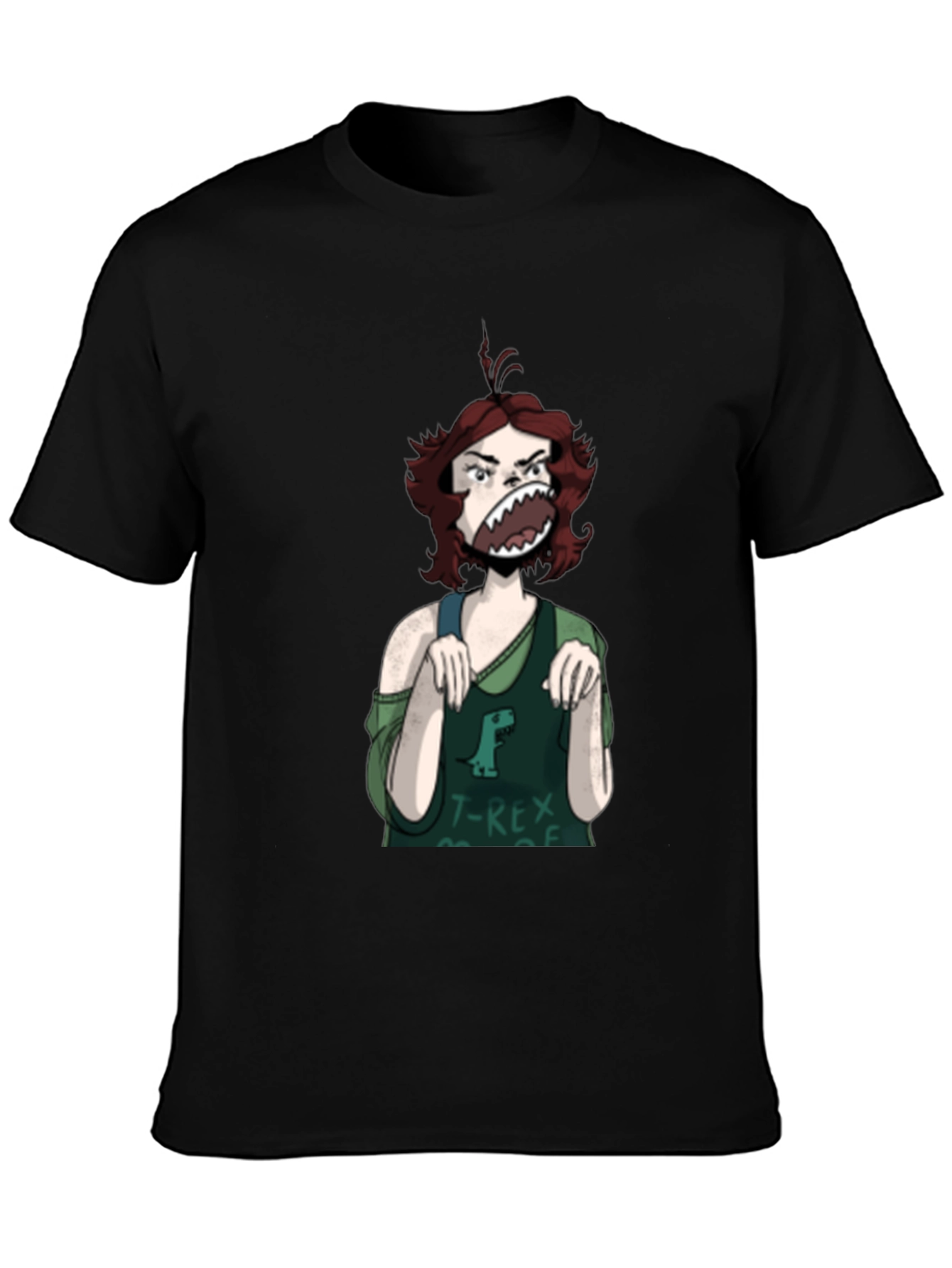 T-Rex Girl Graphic T-Shirt - Unique Funny Tee