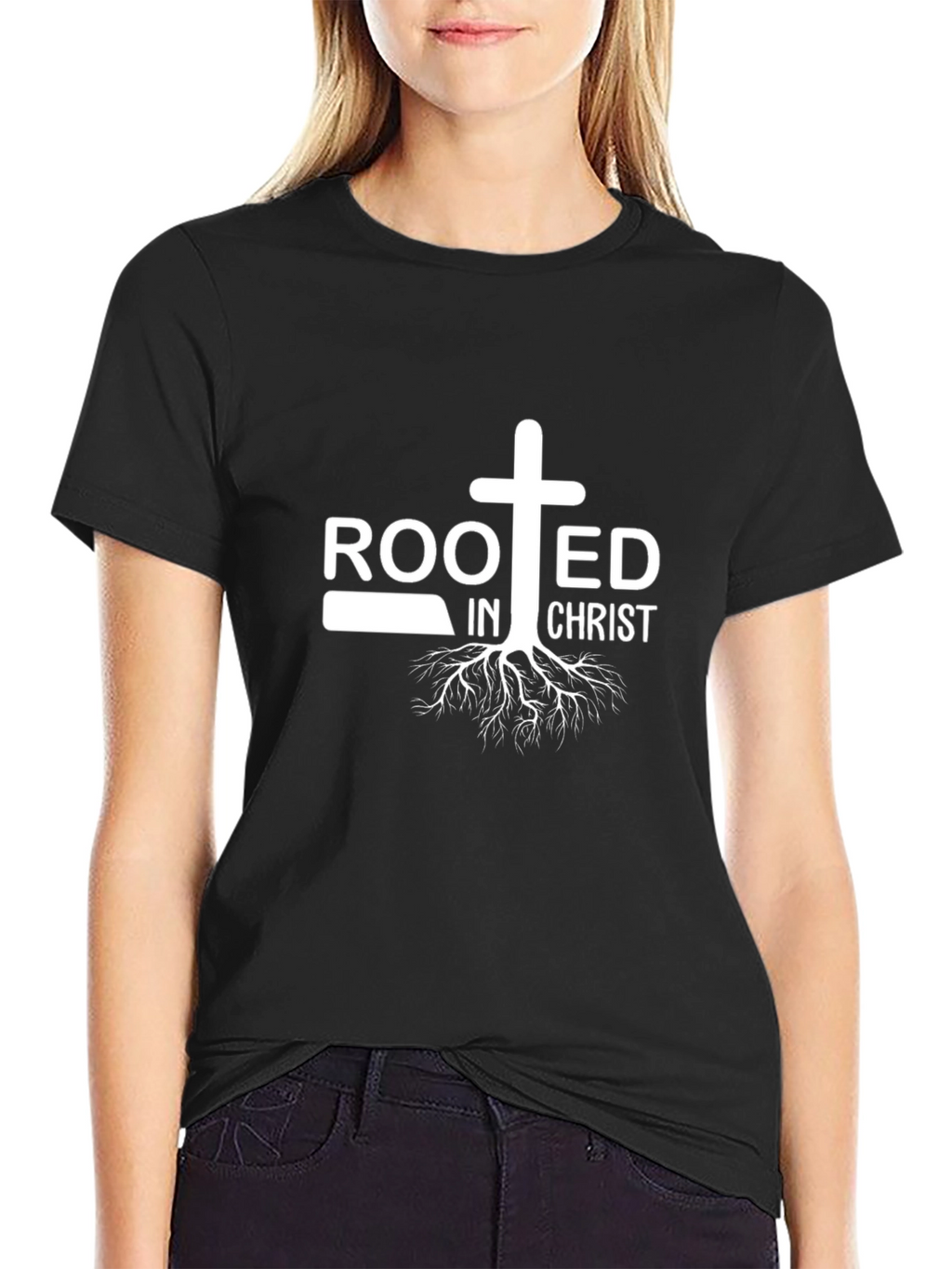 Rooted in Christ T-Shirt - Christian Faith Apparel
