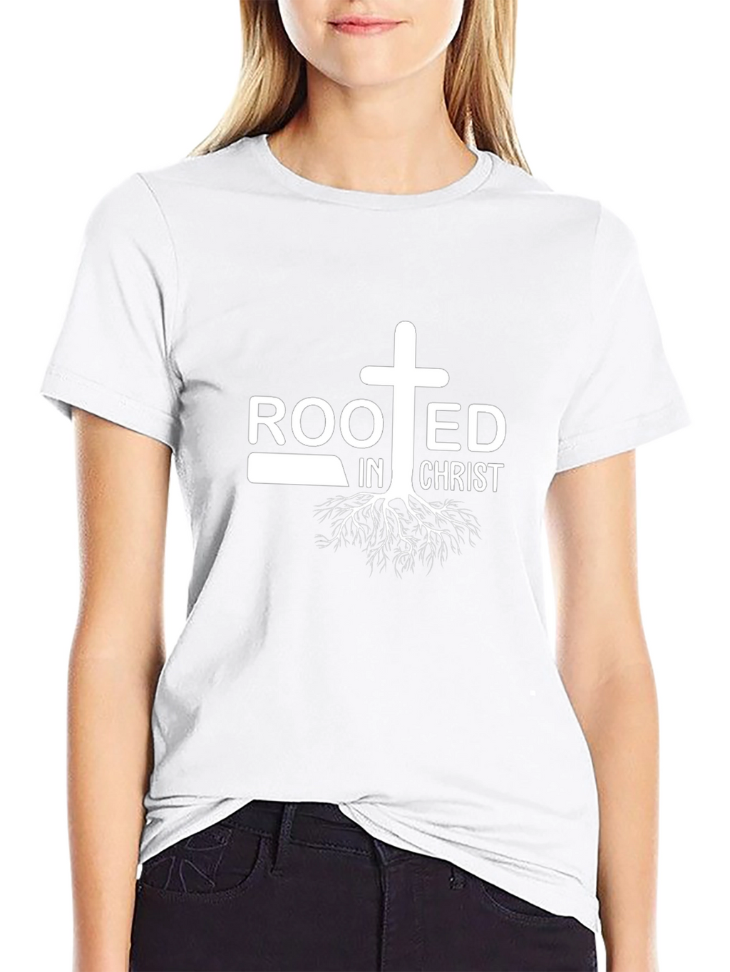 Rooted in Christ T-Shirt - Christian Faith Apparel