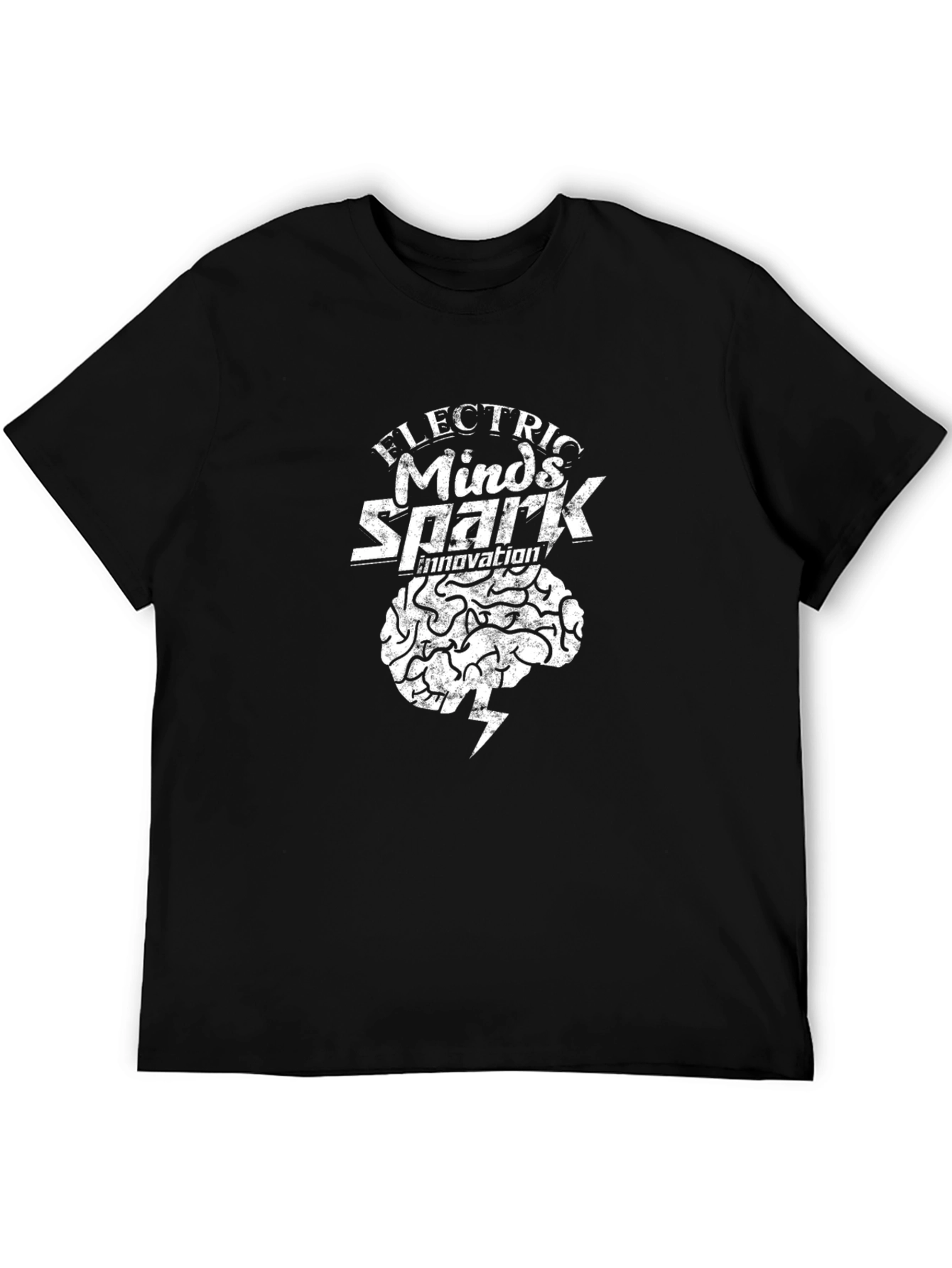 Electric Minds Spark Innovation Brain T-Shirt