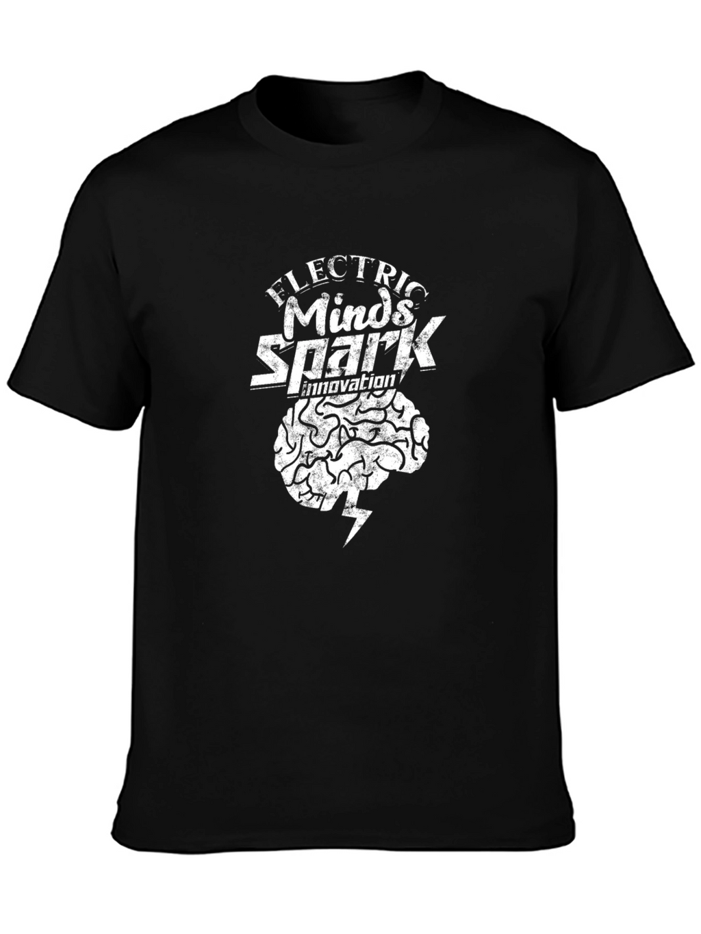 Electric Minds Spark Innovation Brain T-Shirt