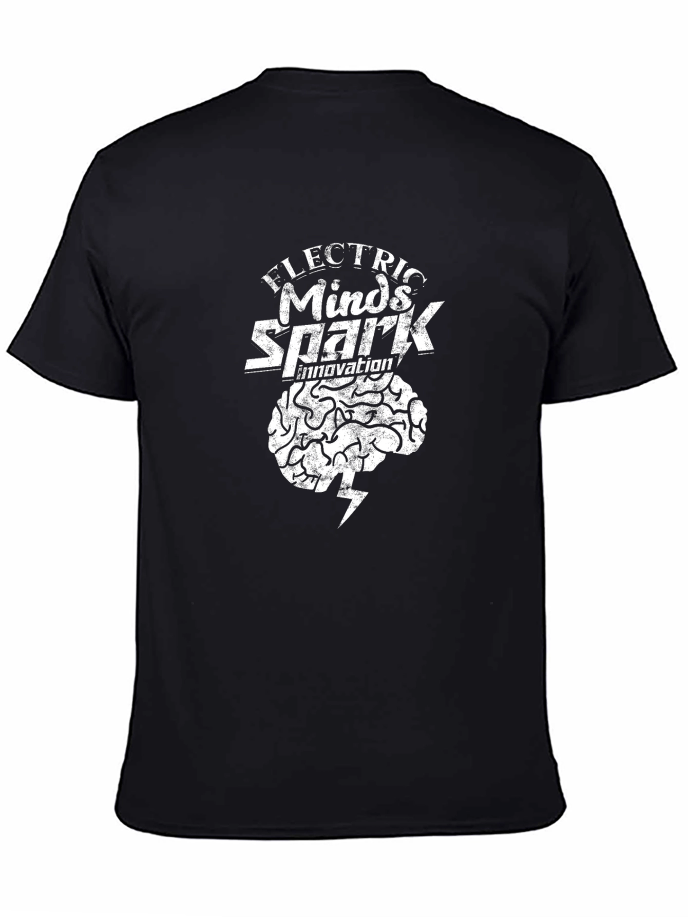 Electric Minds Spark Innovation Brain T-Shirt