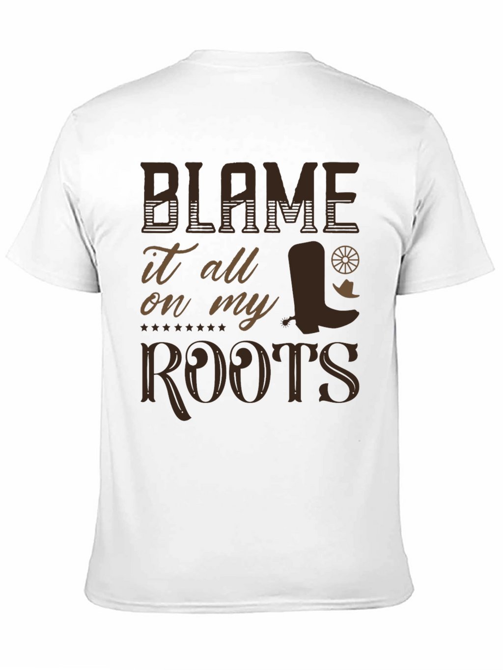 Blame It On My Roots Graphic T-Shirt