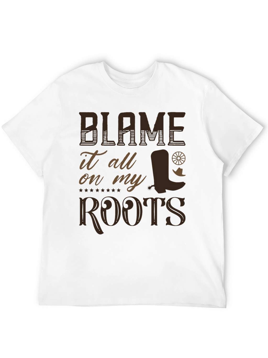 Blame It On My Roots Graphic T-Shirt