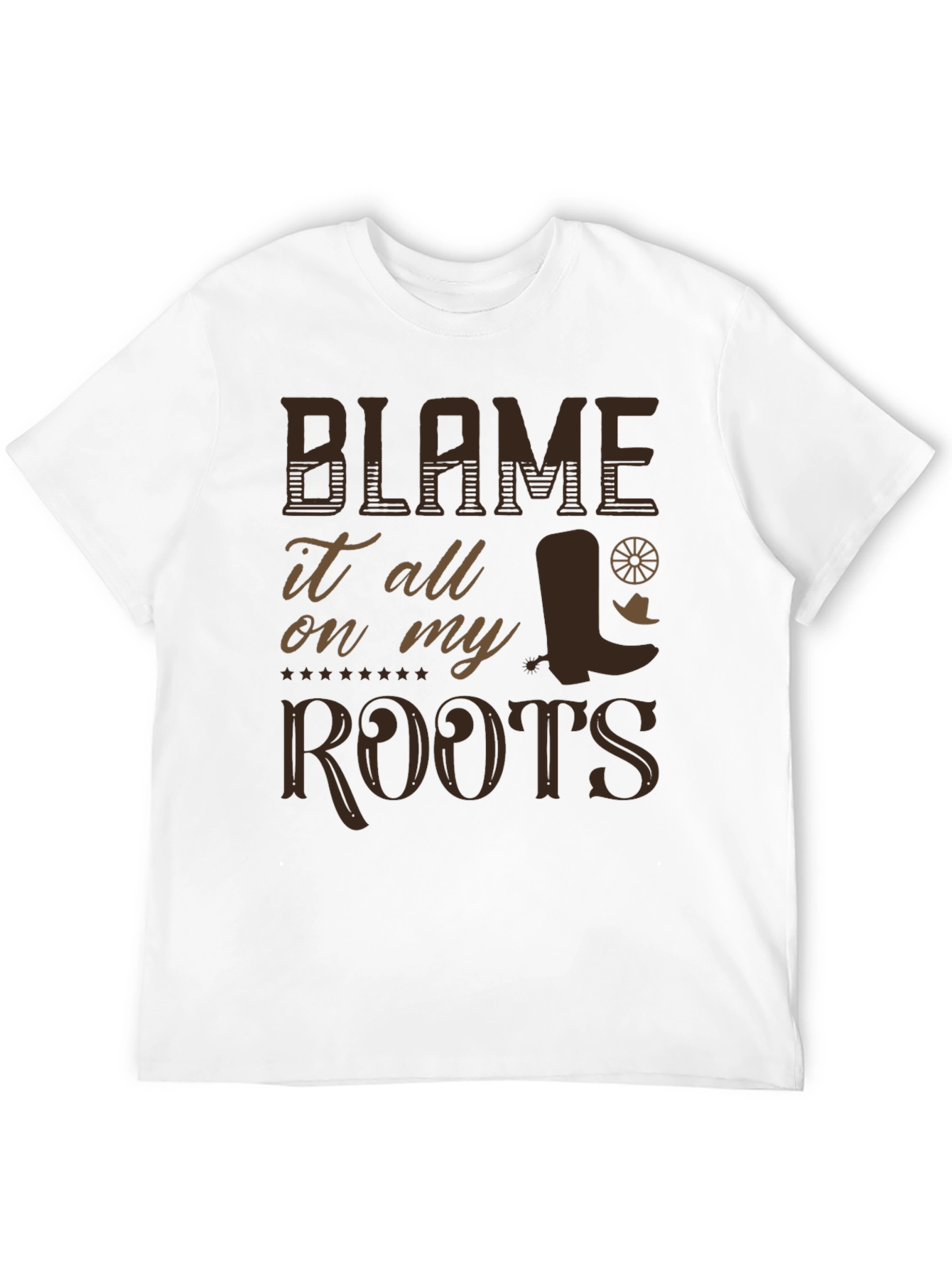 Blame It On My Roots Graphic T-Shirt