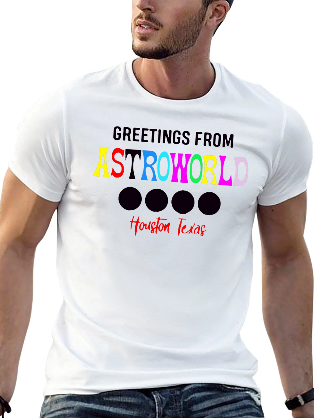 Astroworld Greetings T-Shirt - Houston Texas