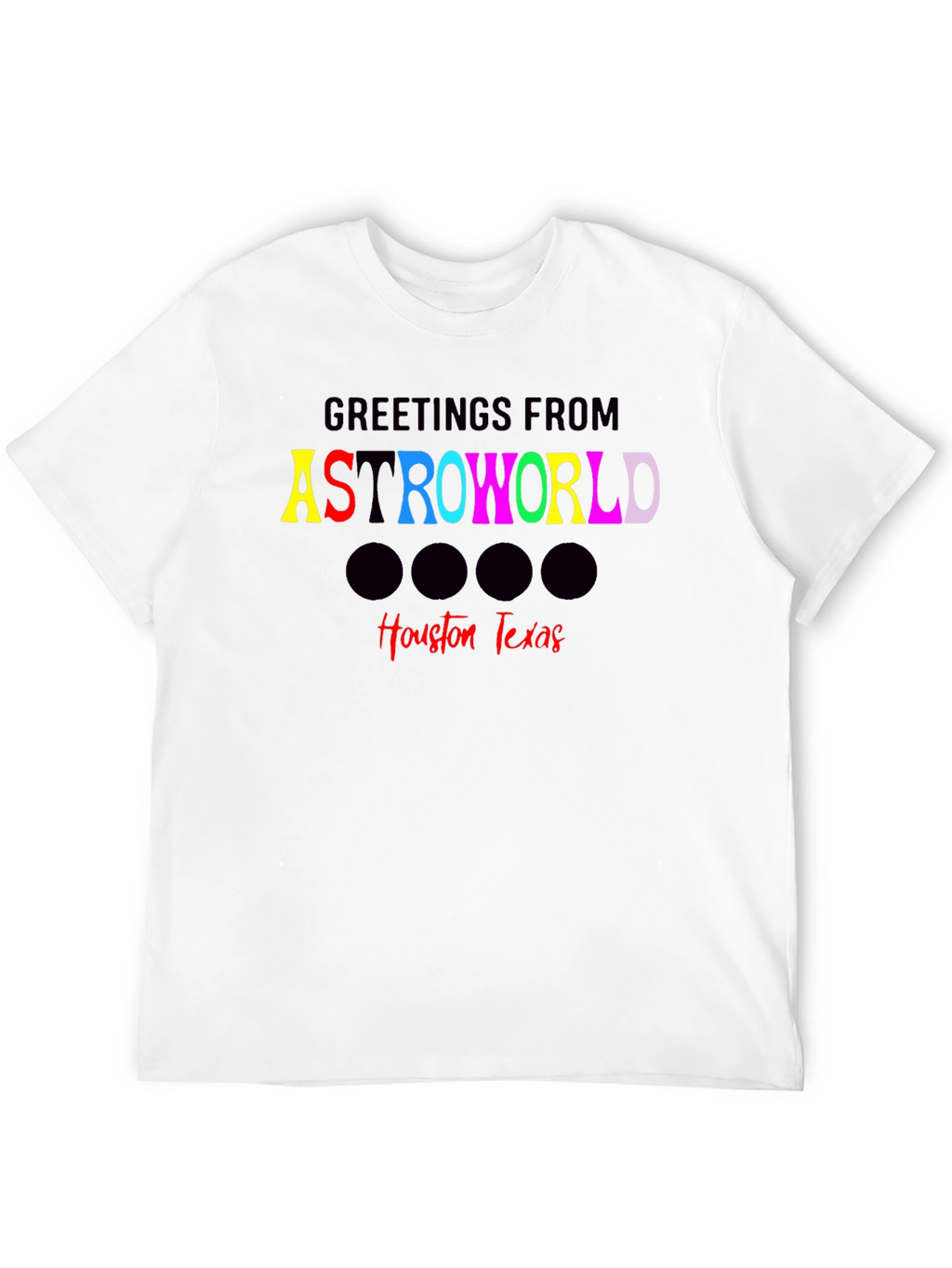 Astroworld Greetings T-Shirt - Houston Texas