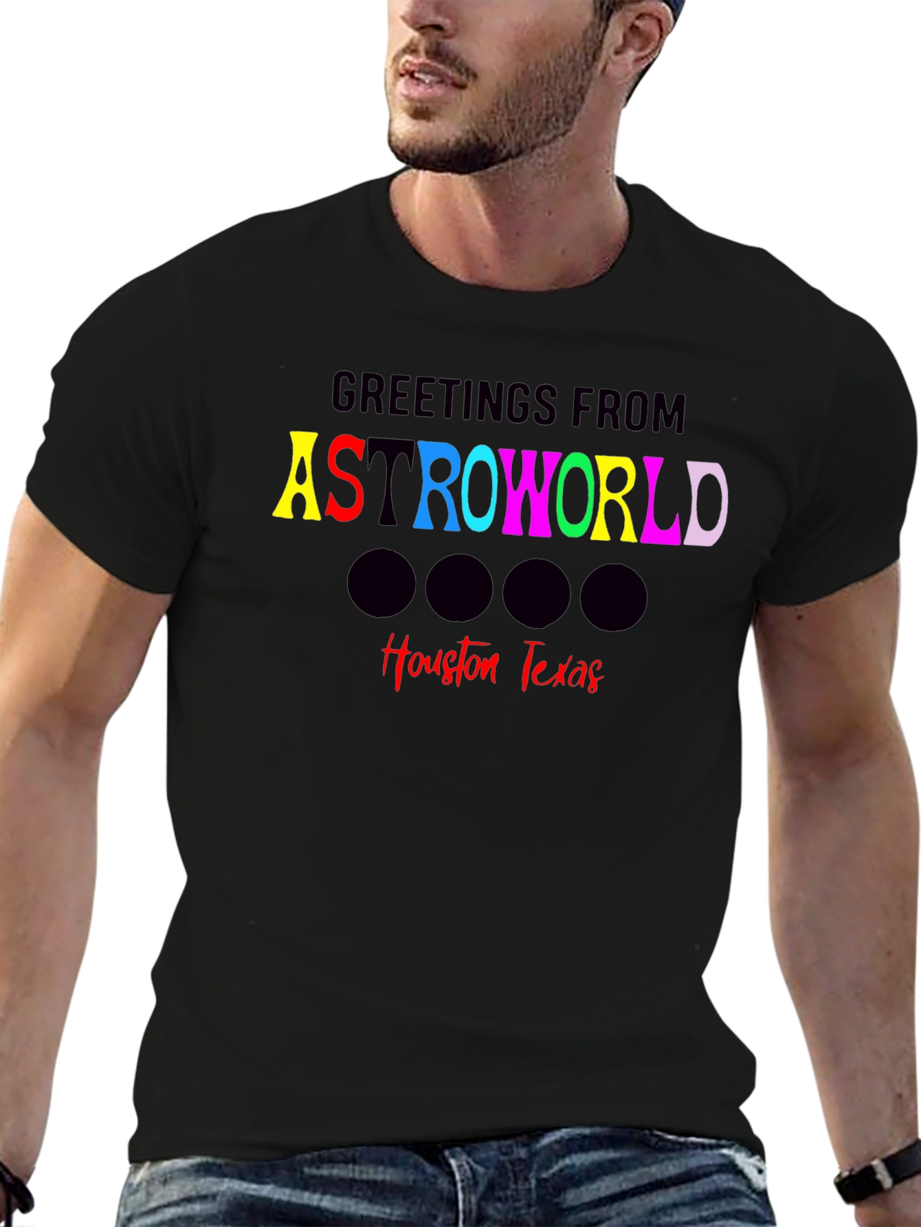 Astroworld Greetings T-Shirt - Houston Texas