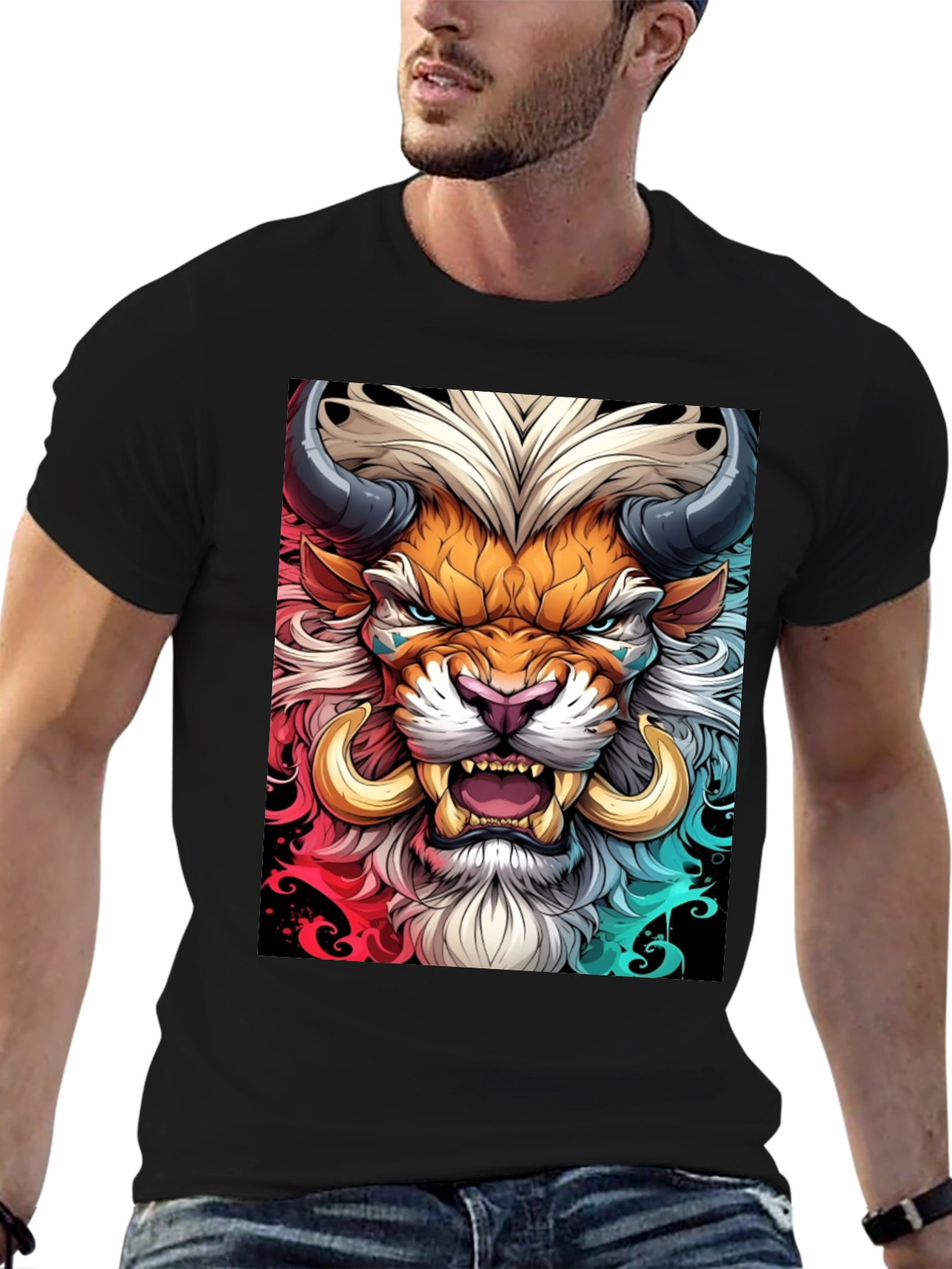 Monster Graphic Tee - Bold Anime Style