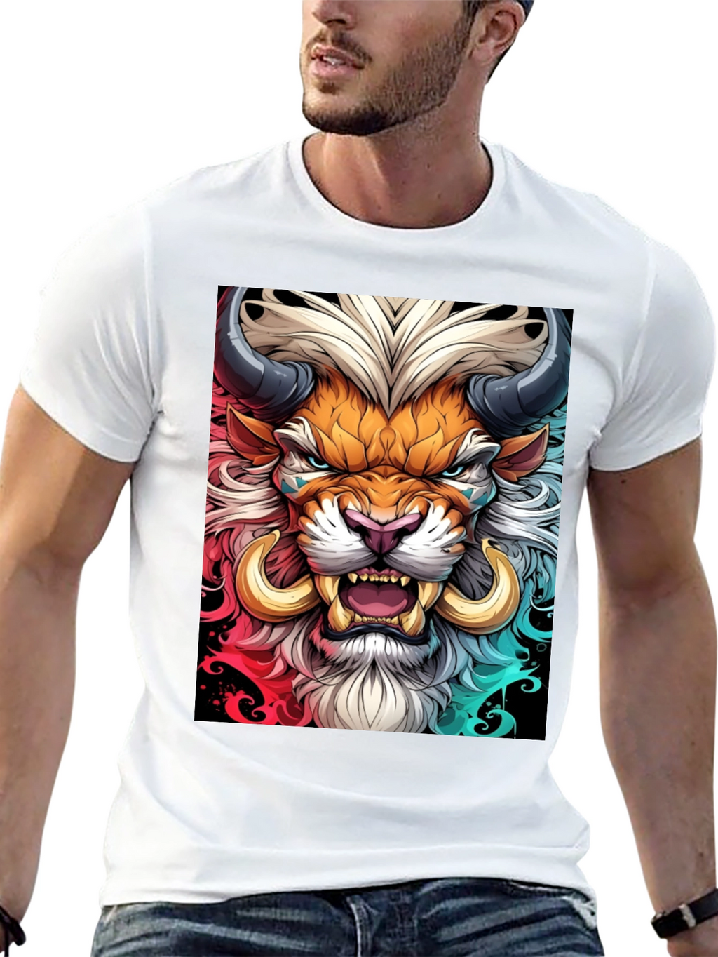 Monster Graphic Tee - Bold Anime Style