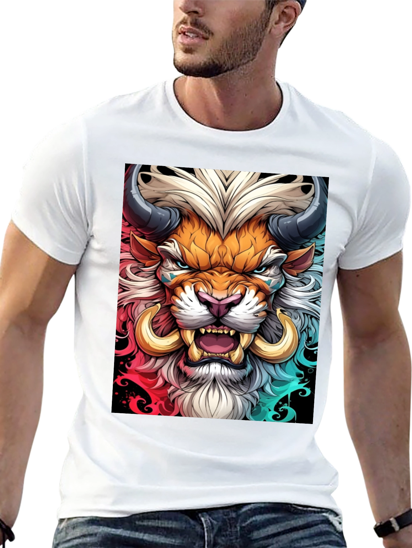 Monster Graphic Tee - Bold Anime Style