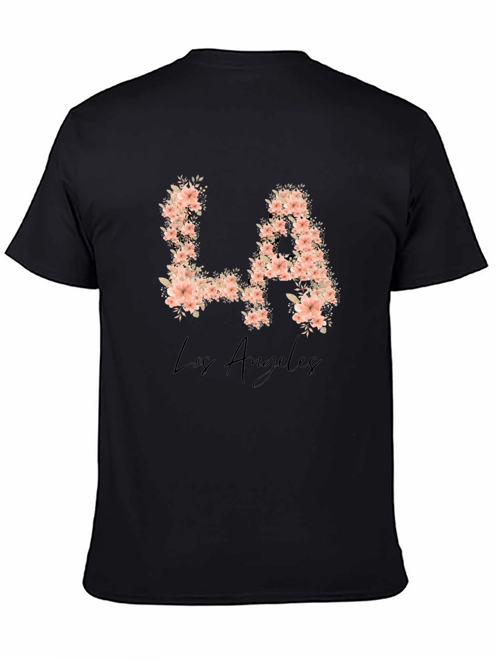 Floral LA Los Angeles Graphic T-Shirt