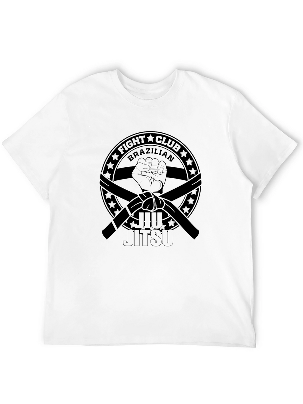 Brazilian Jiu Jitsu Fight Club Black T-Shirt