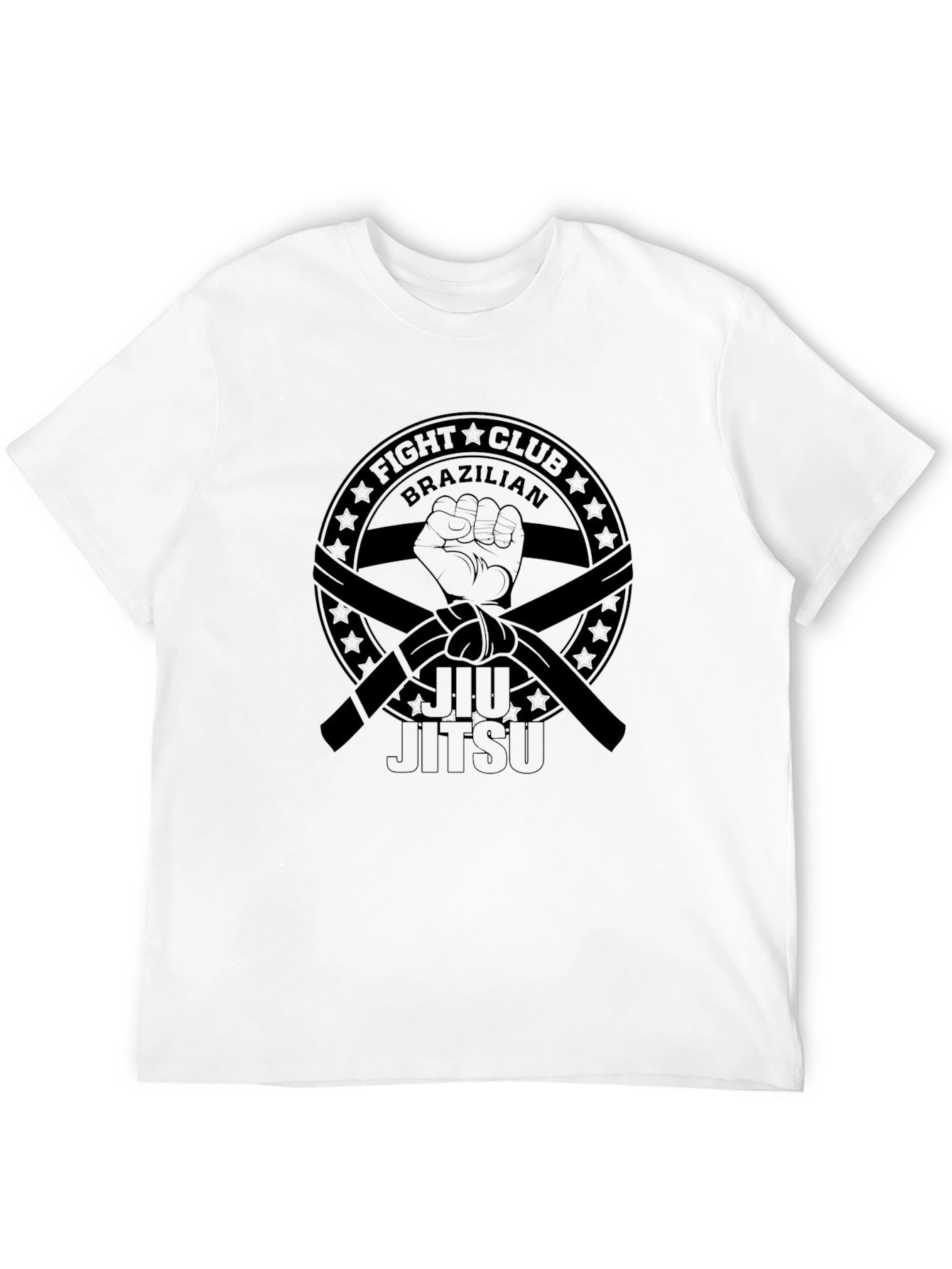 Brazilian Jiu Jitsu Fight Club Black T-Shirt