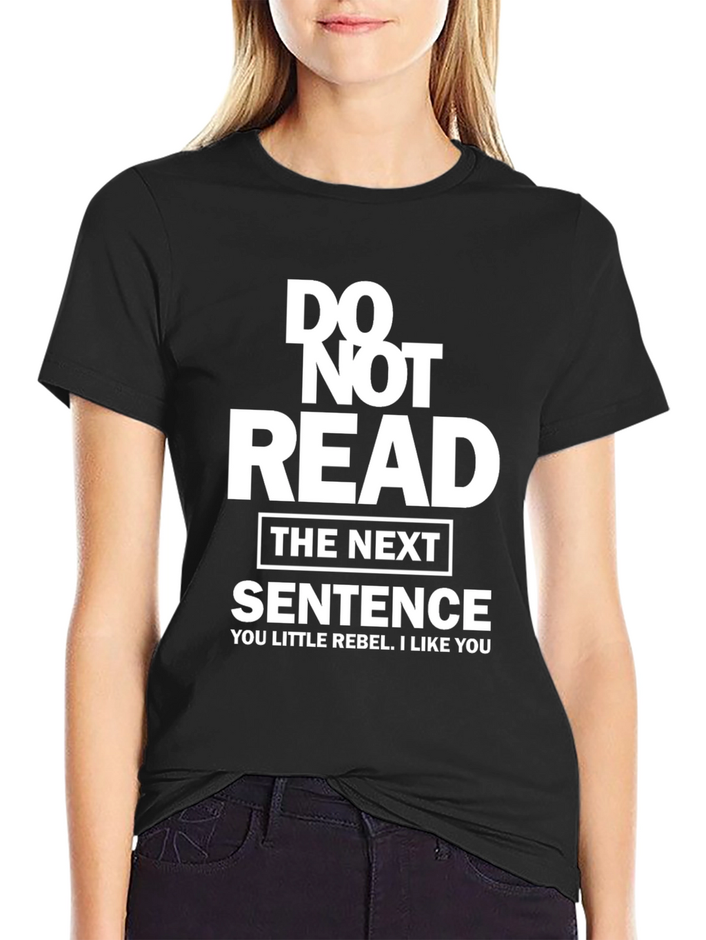 Funny Graphic Tee - Do Not Read