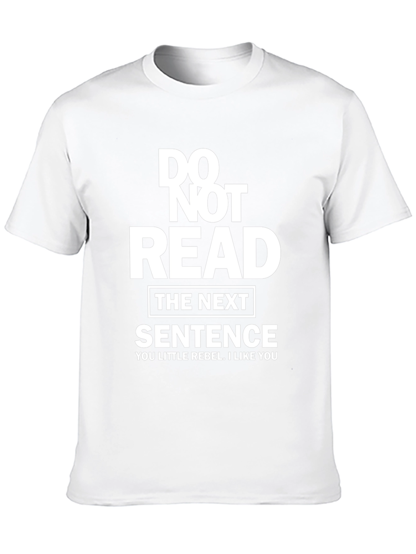 Funny Graphic Tee - Do Not Read