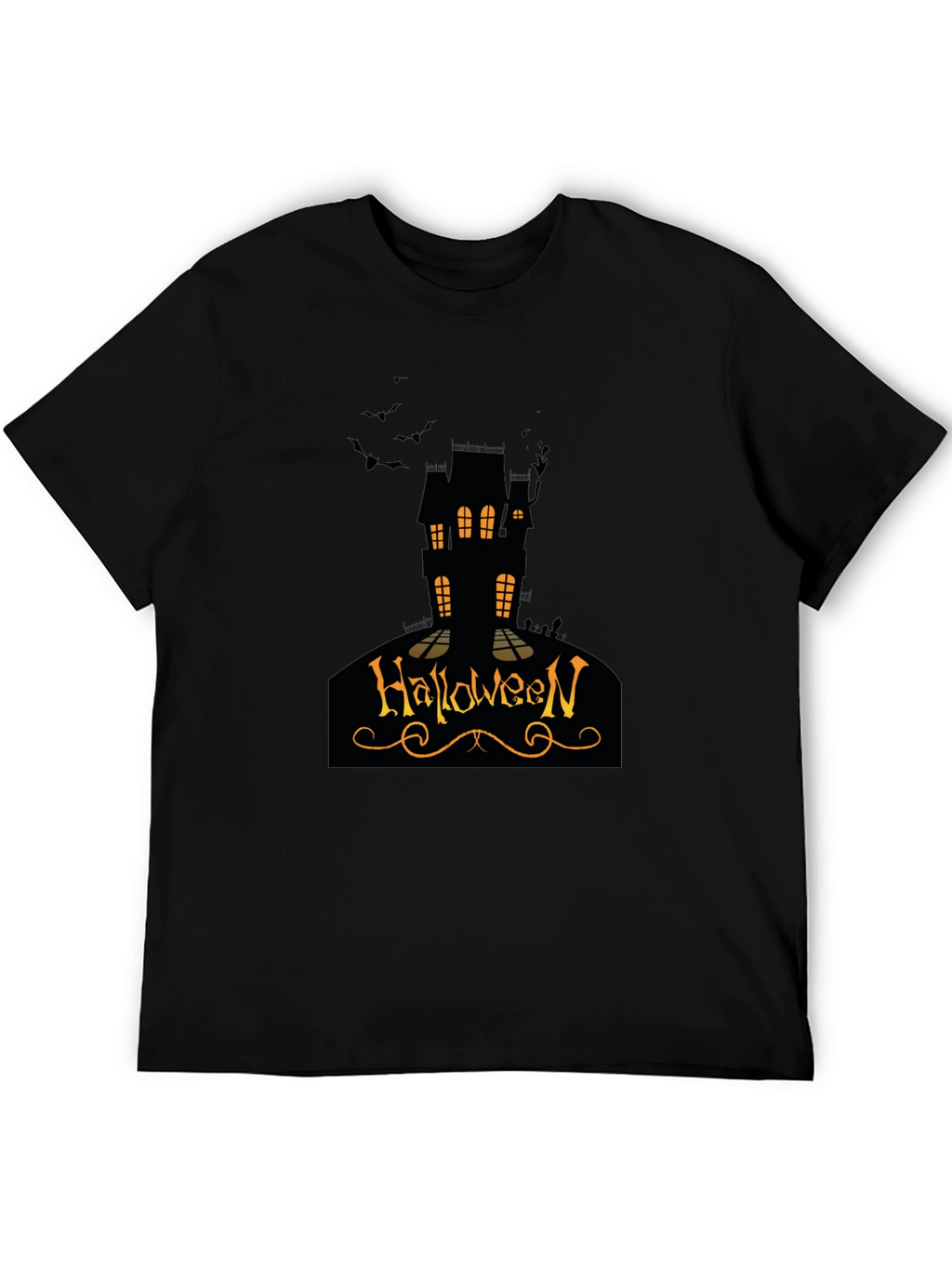 Halloween House Graphic T-Shirt