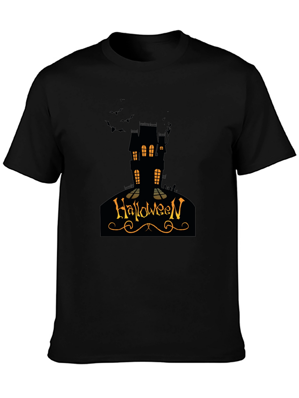 Halloween House Graphic T-Shirt