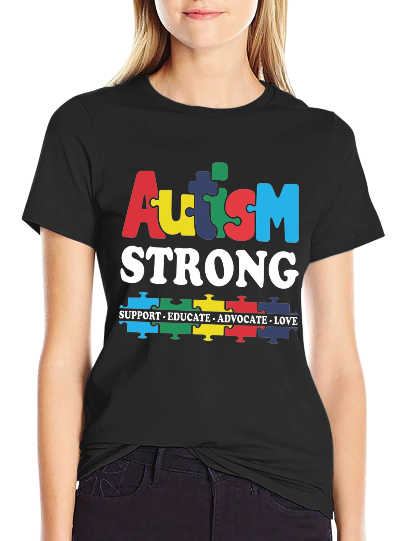 Autism Awareness Puzzle Piece T-Shirt
