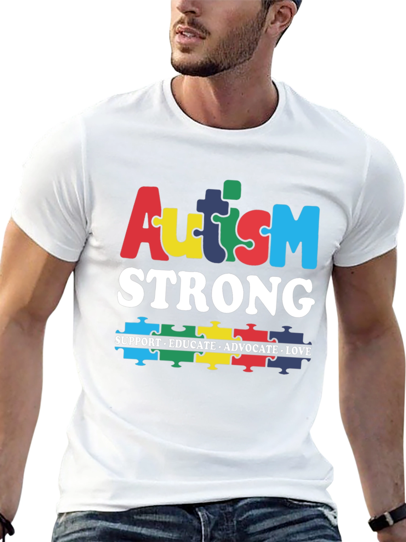 Autism Awareness Puzzle Piece T-Shirt