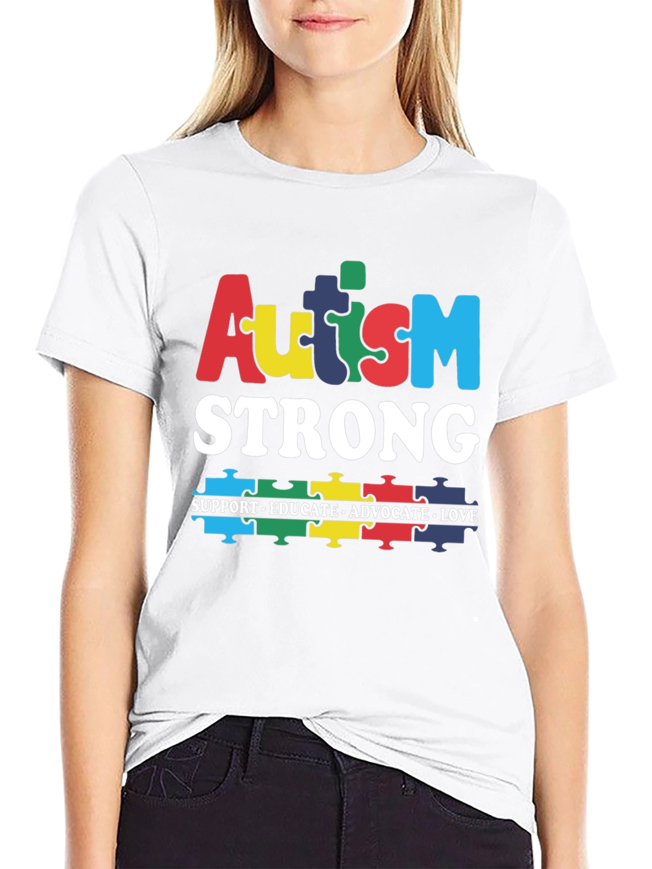 Autism Awareness Puzzle Piece T-Shirt