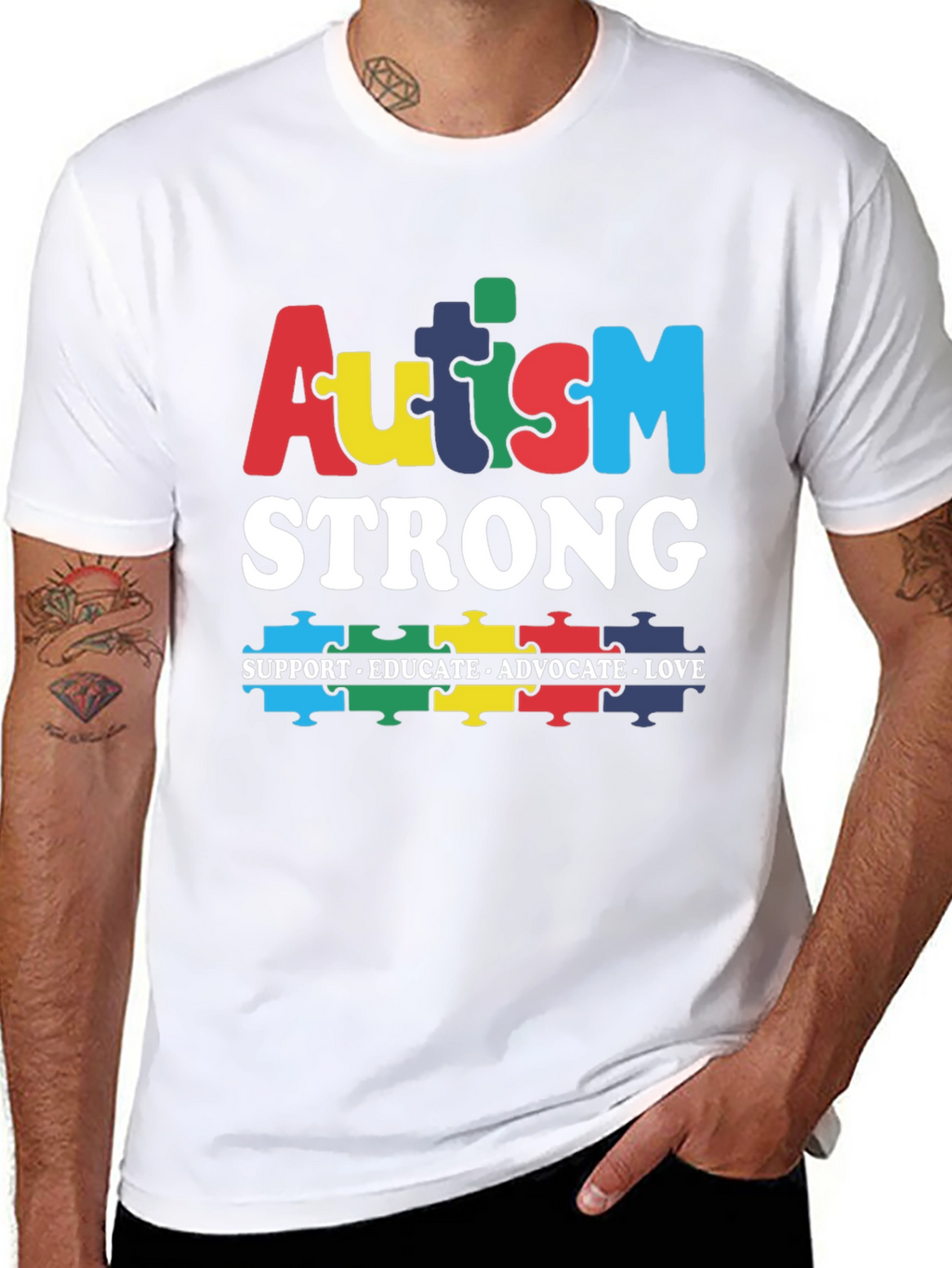 Autism Awareness Puzzle Piece T-Shirt