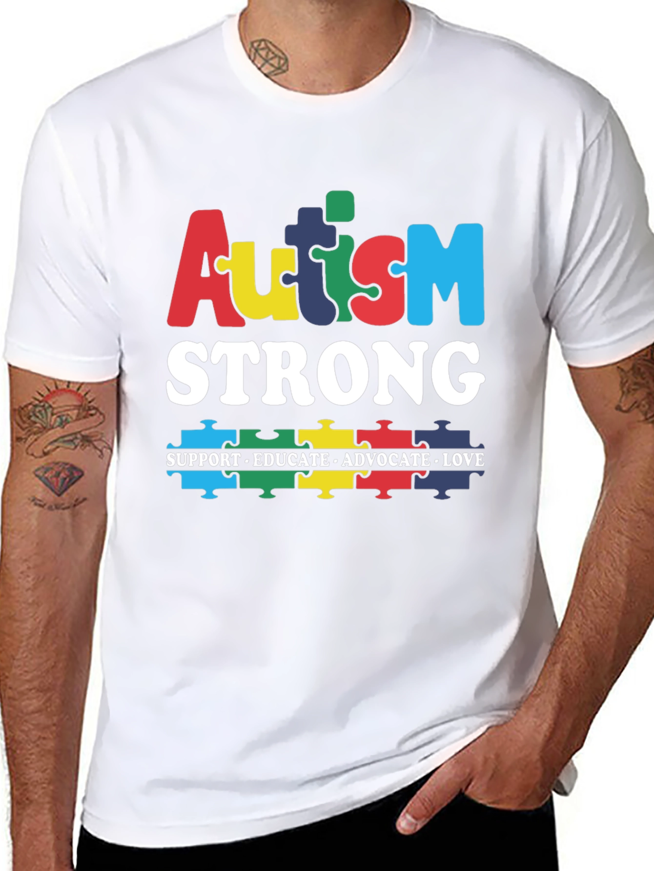 Autism Awareness Puzzle Piece T-Shirt