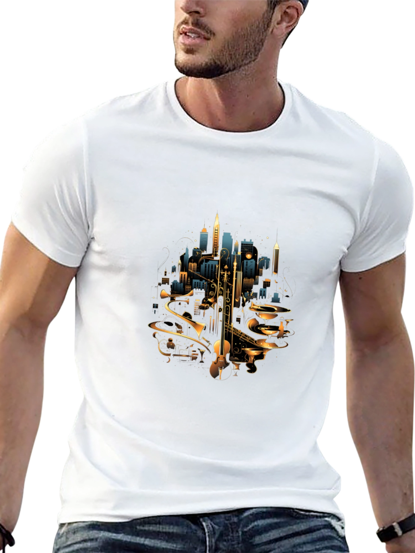 Jazz Cityscape Tee
