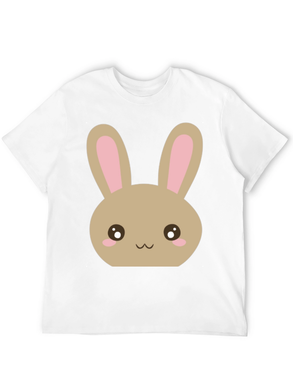 Cute Easter Bunny Black T-Shirt