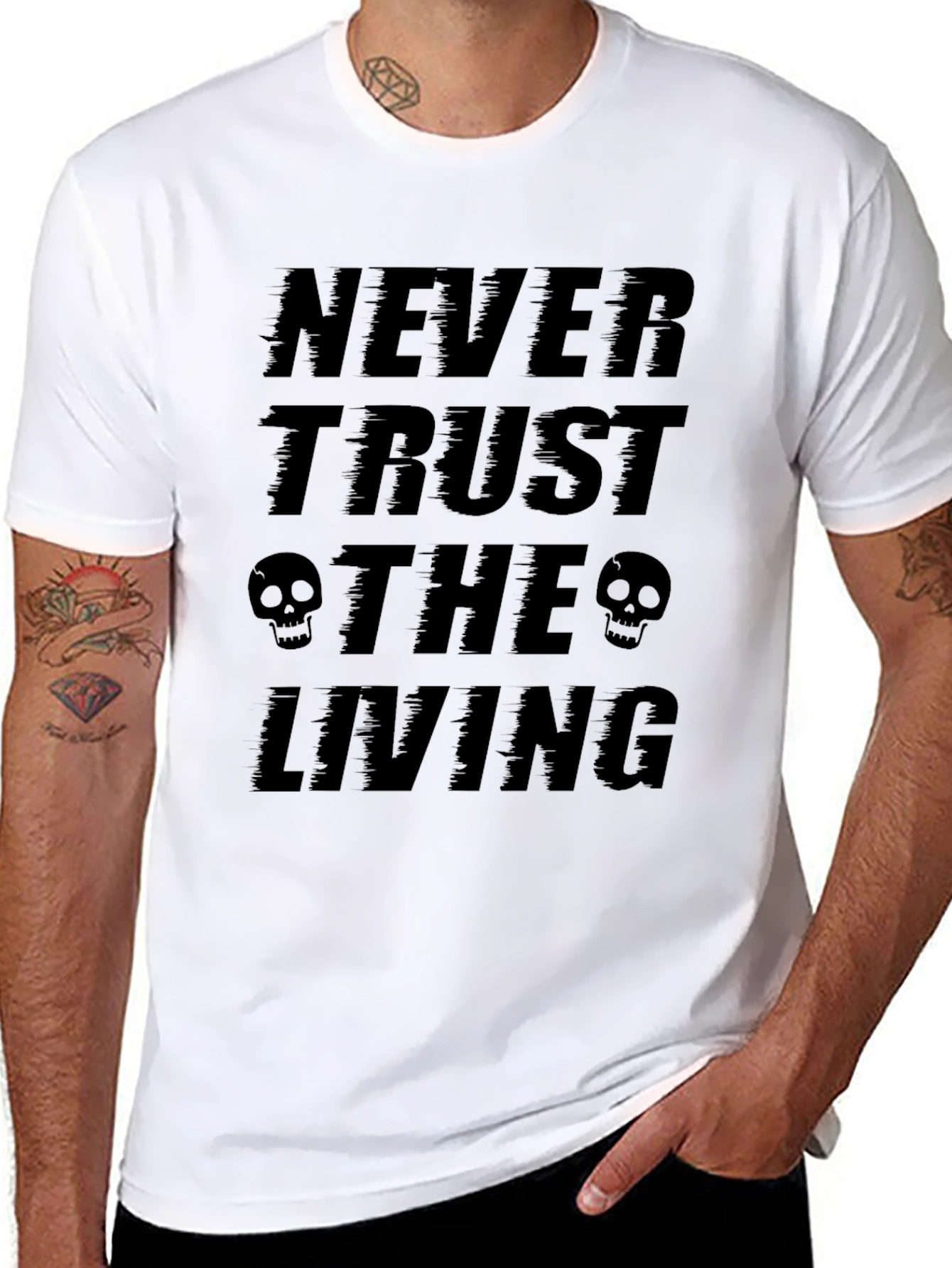 Never Trust the Living Graphic Tee