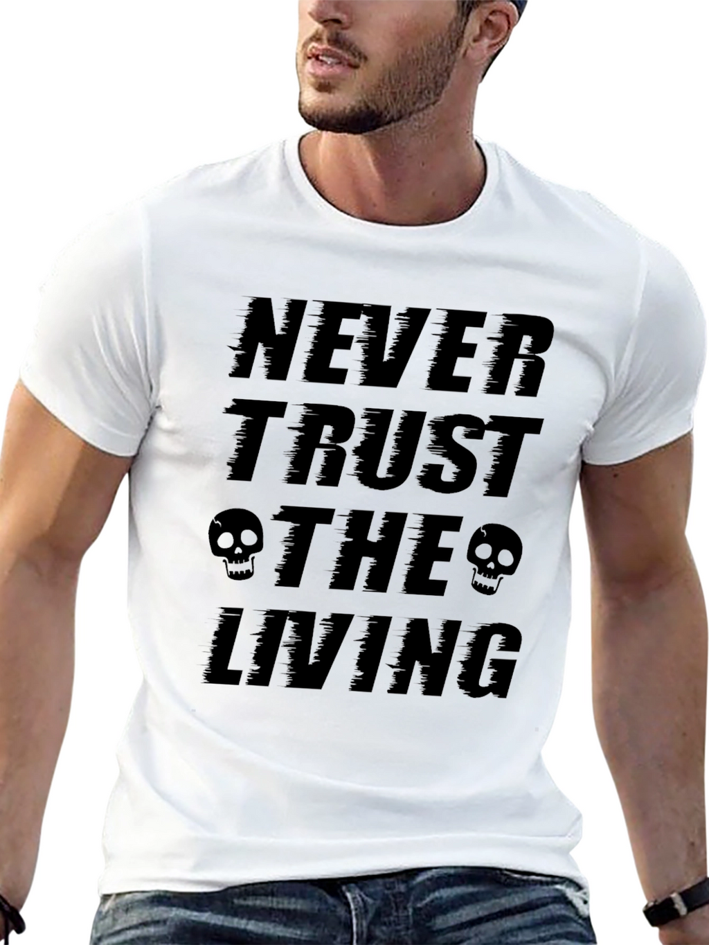 Never Trust the Living Graphic Tee
