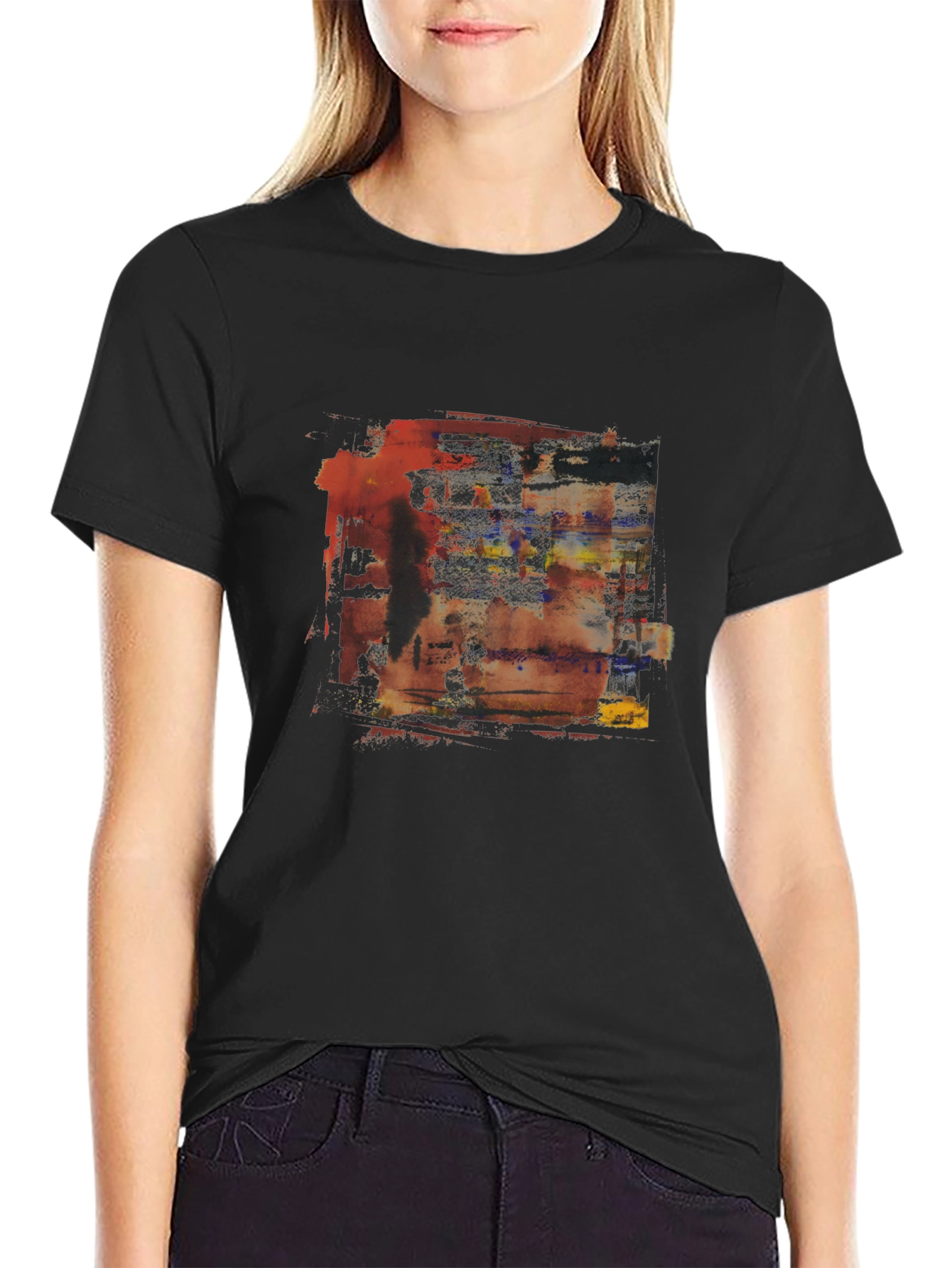 Abstract Art Graphic Tee - Modern Design
