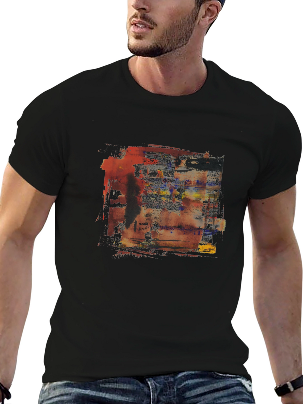 Abstract Art Graphic Tee - Modern Design