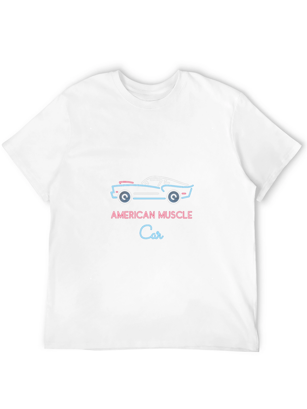 American Muscle Car Graphic Tee - Black