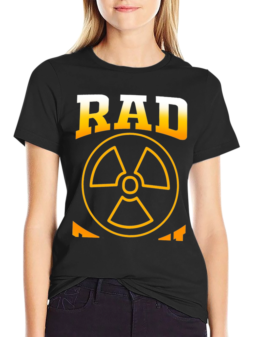 Rad Tech T-Shirt - Radiation Symbol - Black
