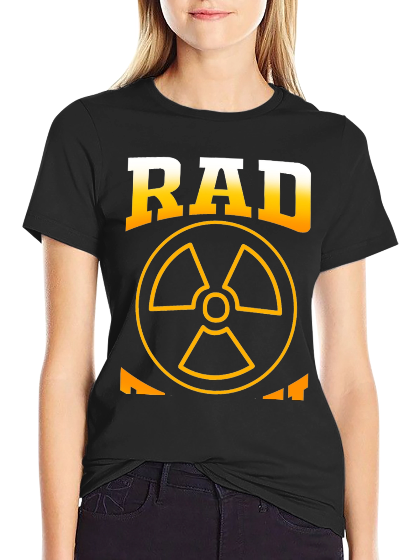 Rad Tech T-Shirt - Radiation Symbol - Black