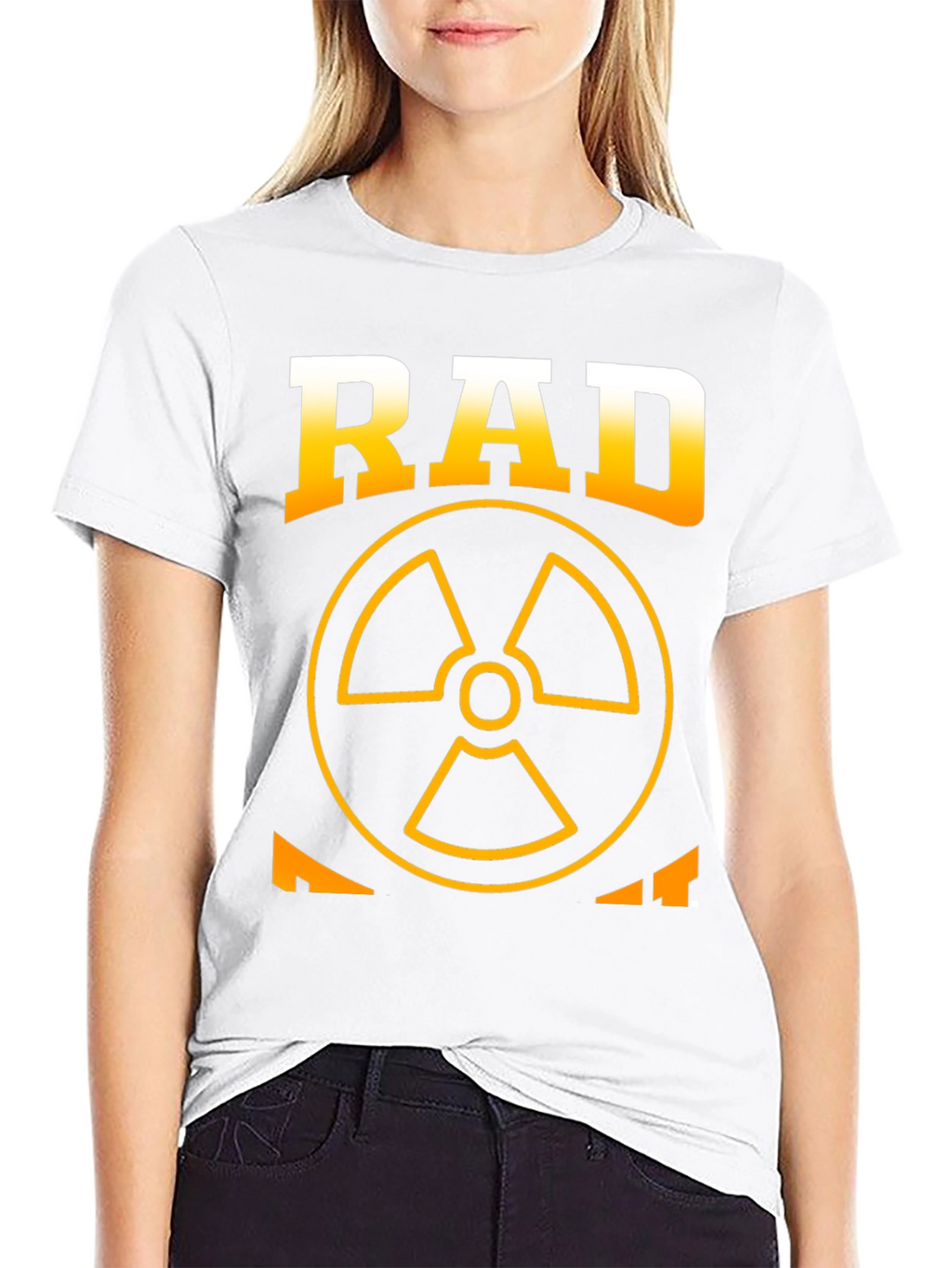 Rad Tech T-Shirt - Radiation Symbol - Black