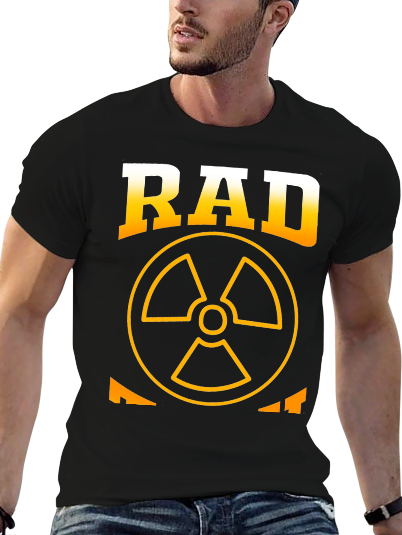 Rad Tech T-Shirt - Radiation Symbol - Black