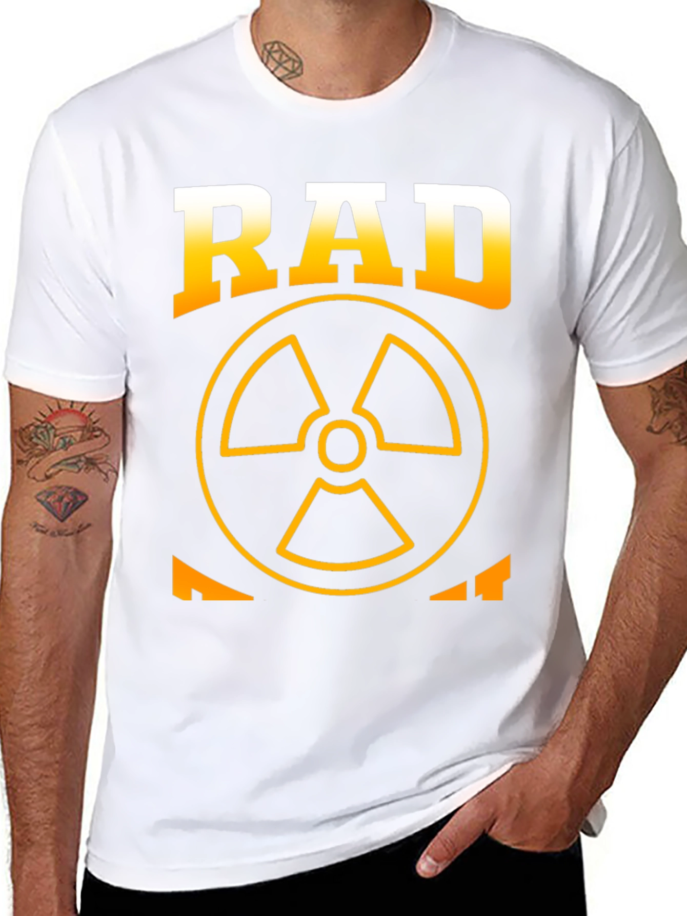 Rad Tech T-Shirt - Radiation Symbol - Black