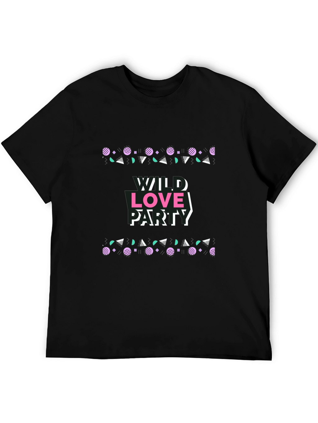 Wild Love Party Graphic Tee - Retro Design