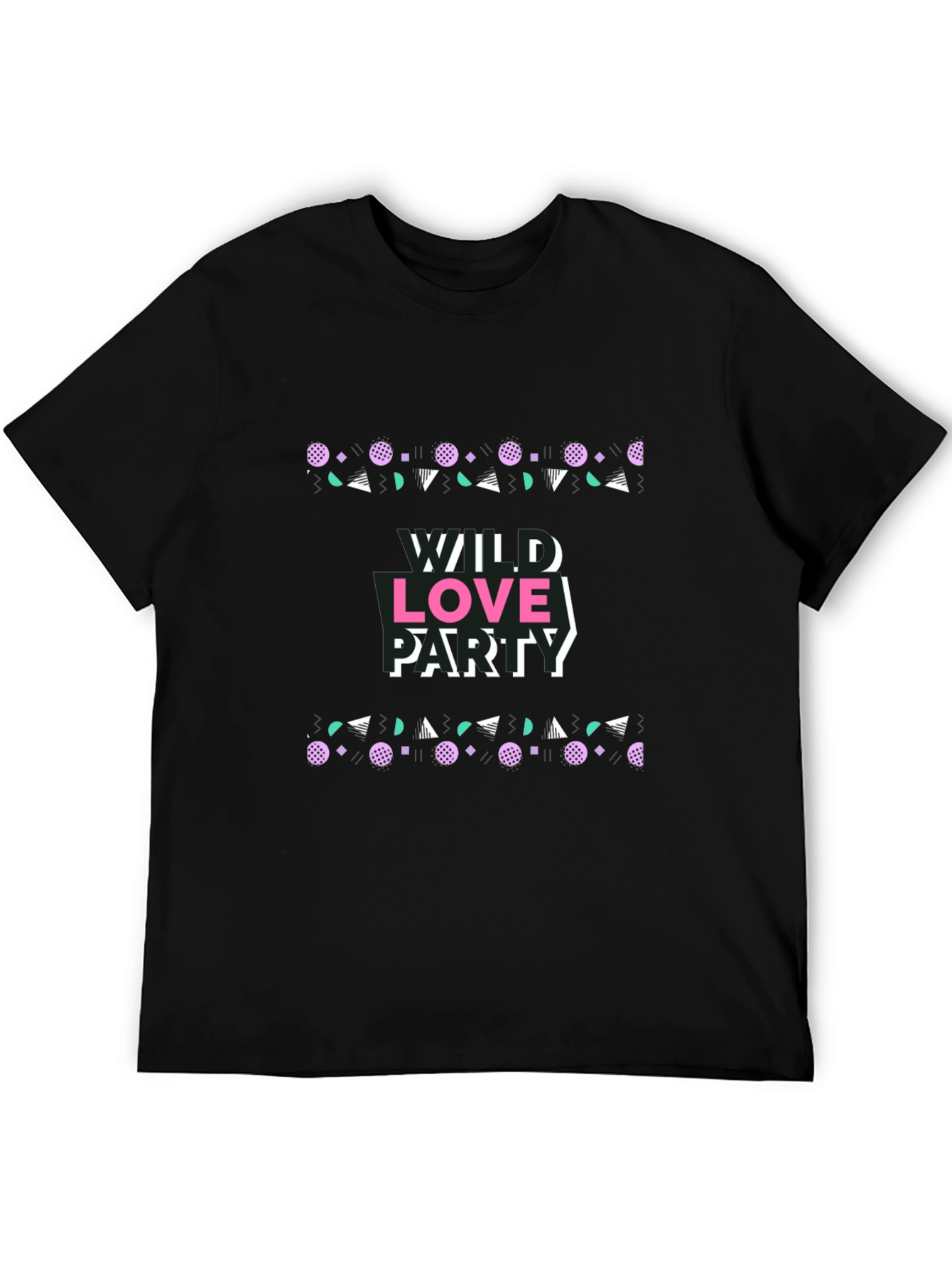 Wild Love Party Graphic Tee - Retro Design