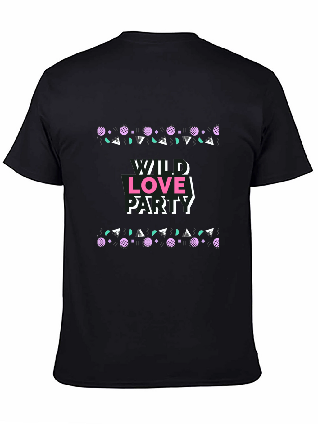 Wild Love Party Graphic Tee - Retro Design