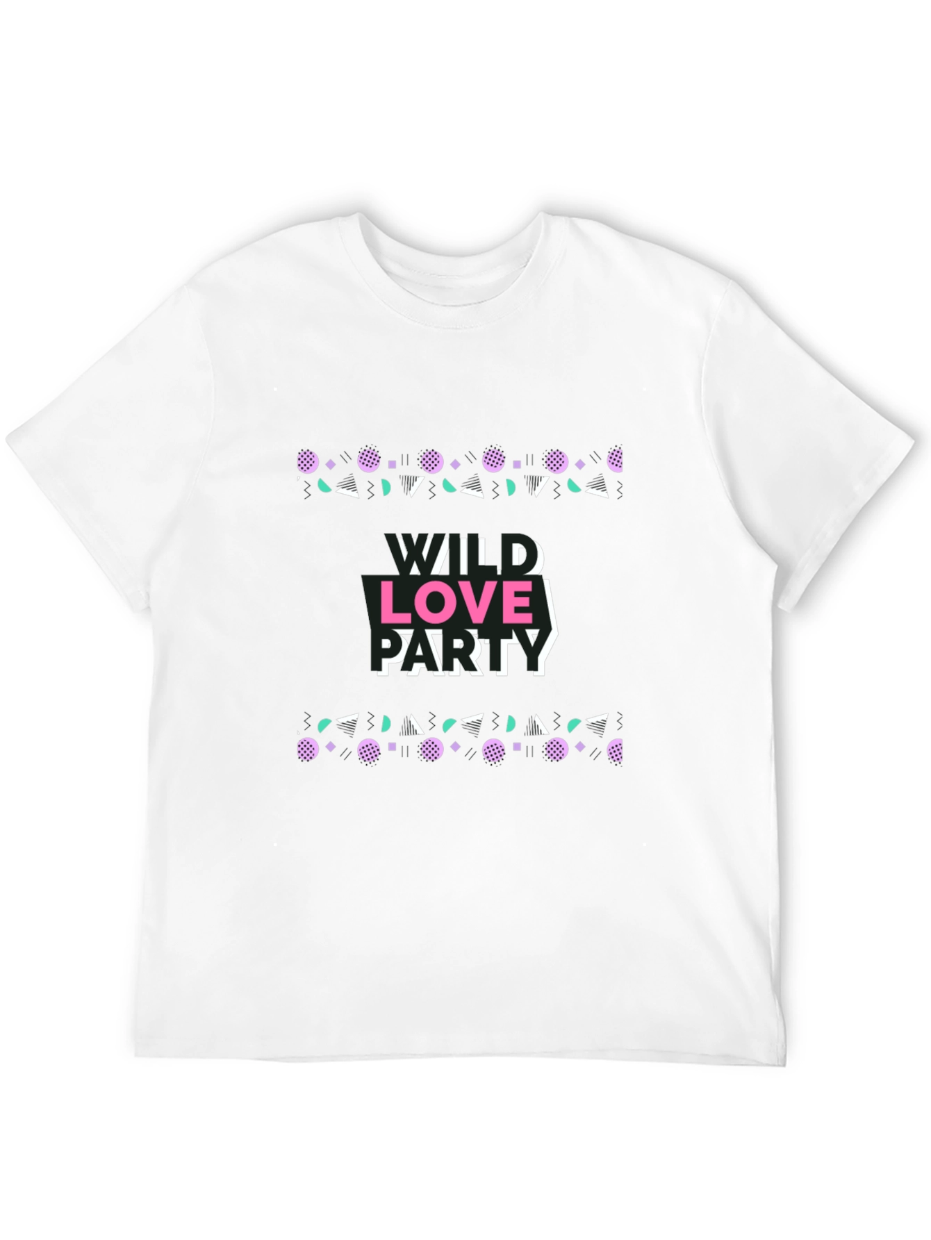 Wild Love Party Graphic Tee - Retro Design